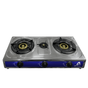 Cocina de gas de acero inoxidable