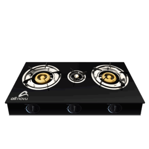 Cocina de gas de cristal