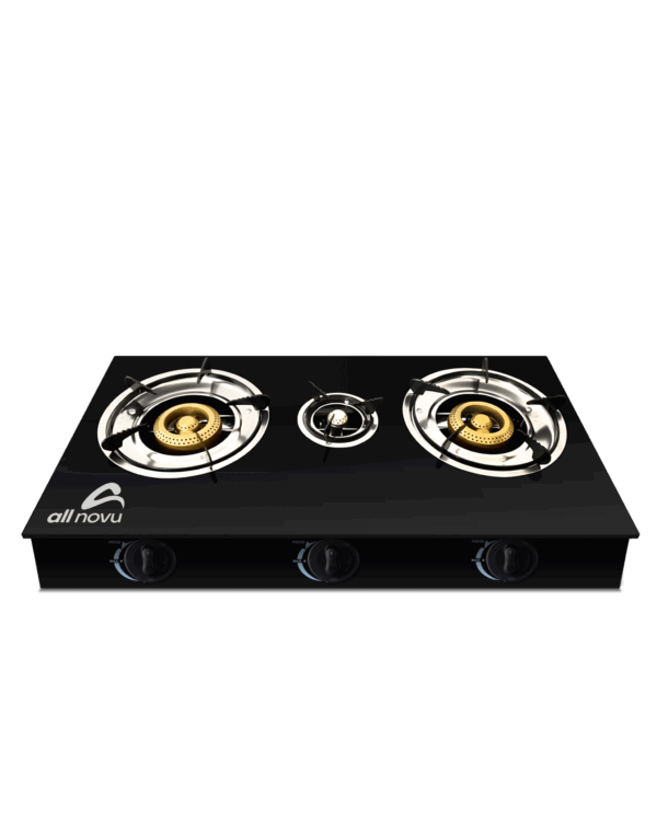 Cocina de gas de cristal